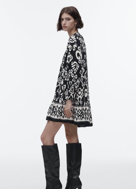 Vestido estampado de Zara (29,99 euros)