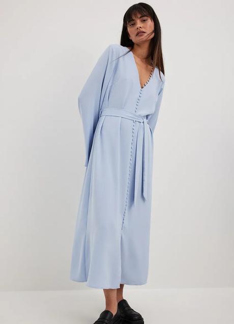 Midi dress with buttons by NA-KD, €62.95.