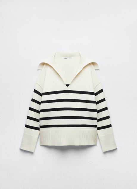 Jersey marinero de Zara, 29,95€.