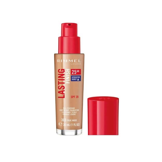 Base de maquillaje Lasting Finish 25 hour de Rimmel London.