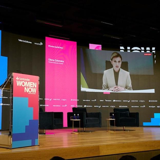 En junio, durante su intervención en Santander WomenNOW, el congreso sobre liderazgo femenino organizado por Mujerhoy y Vocento.