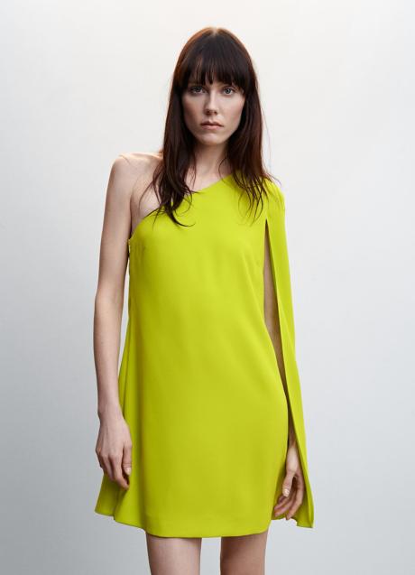 Vestido asimétrico de Mango (45,99 euros)