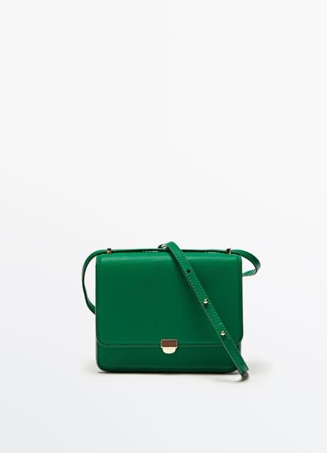 Bolso verde de Massimo Dutti (99 euros)