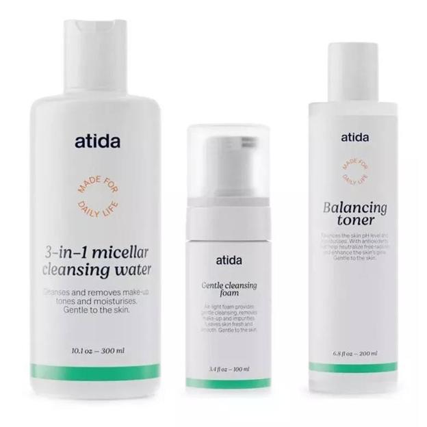 Atida Agua Micelar + Mousse Limpiadora + Tónico