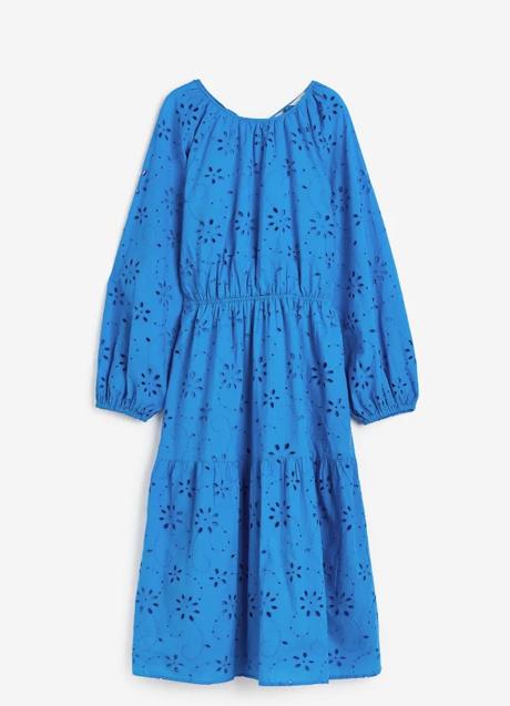 Vestido azul de H&M (59,99 euros)