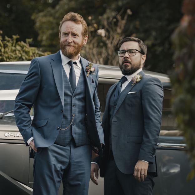 Tony Curran y Martin Comspton en una imagen de Mayflies. 