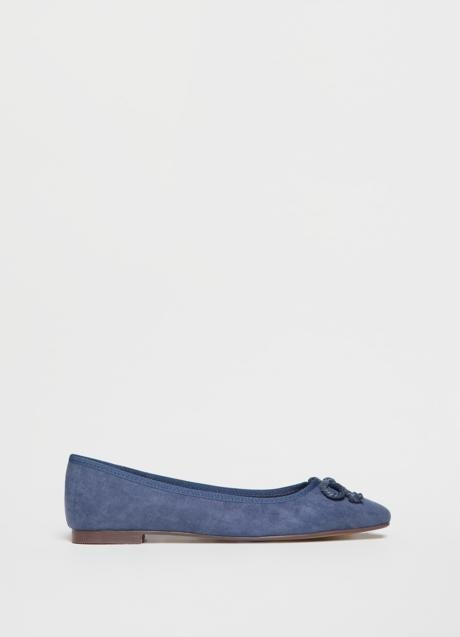 Bailarinas denim de Sfera, 12,99€.