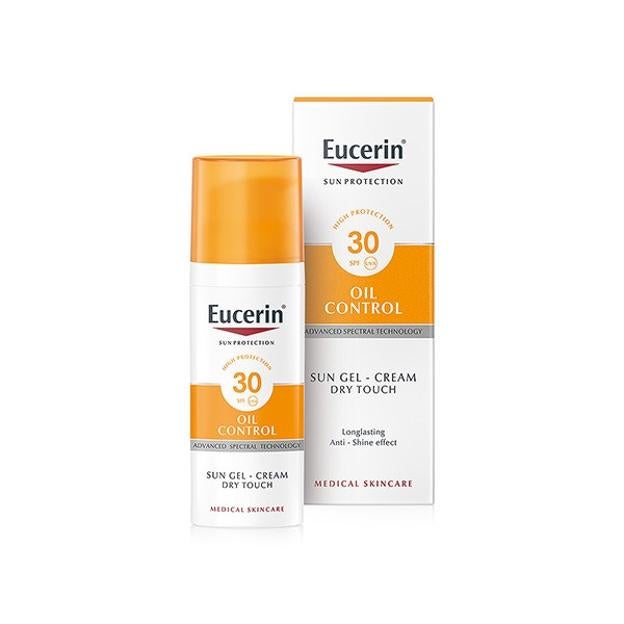 Eucerin Sun Protection Oil Control Toque seco SPF30+.