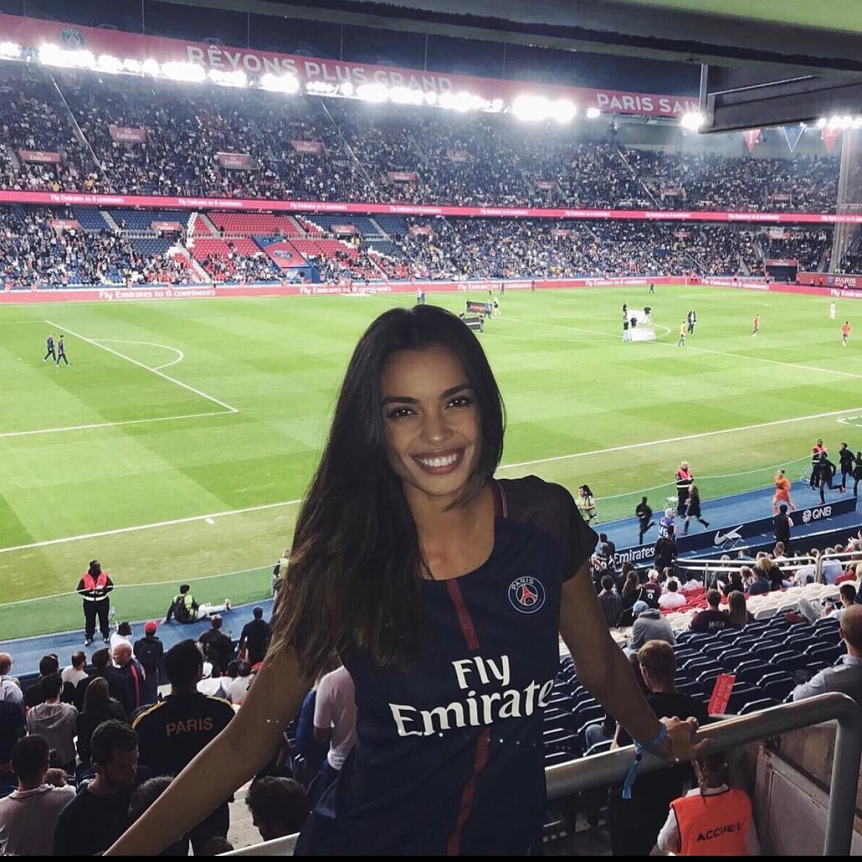 Joana Sanz, en un partido del PSG en 2017. /instagram