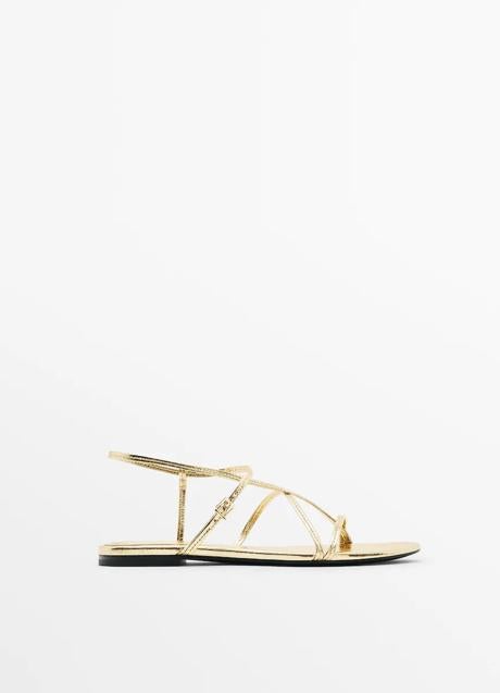 Sandalias planas de Massimo Dutti (69,99 euros)