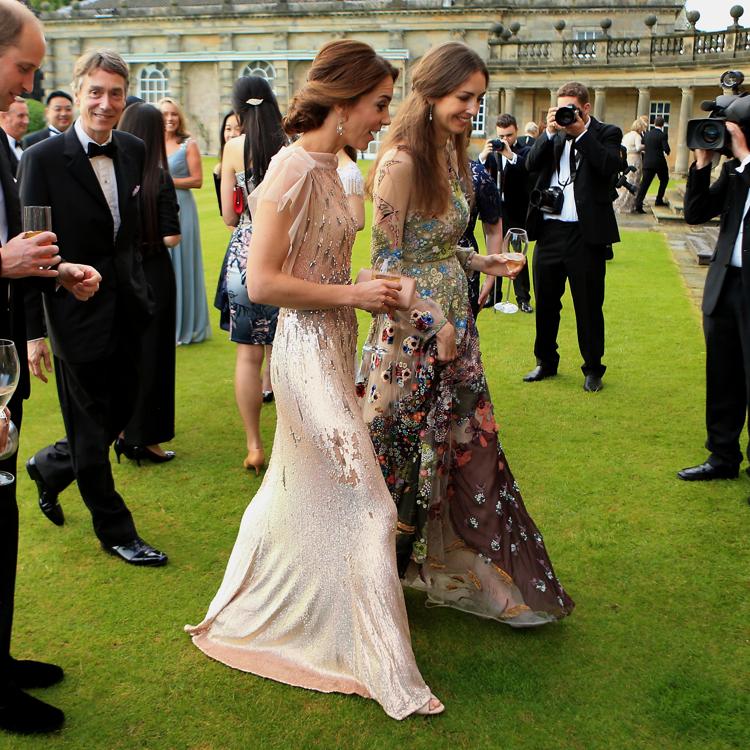 Rose Hanbury junto a la princesa de Gales.