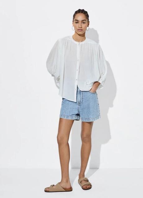 Blusa blanca de Parfois (27,99 euros)