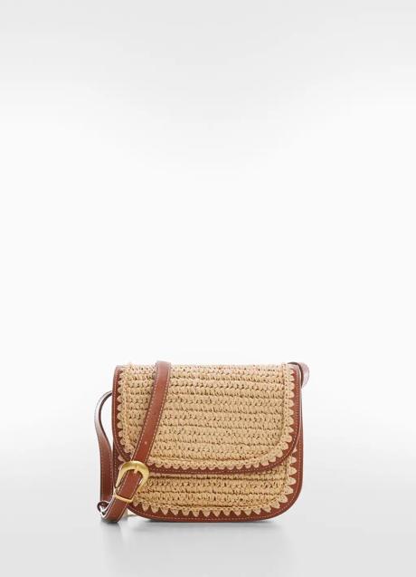 Bolso de rafia de Mango (39,99 euros)