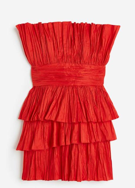 Vestido rojo de H&M (89,99 euros)