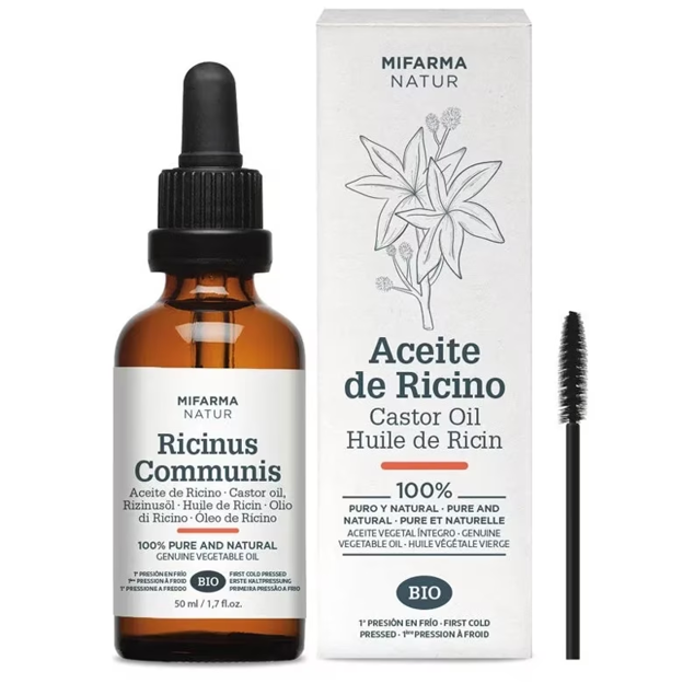 Aceite de Ricino BIO 100% puro de Mifarma Natur.