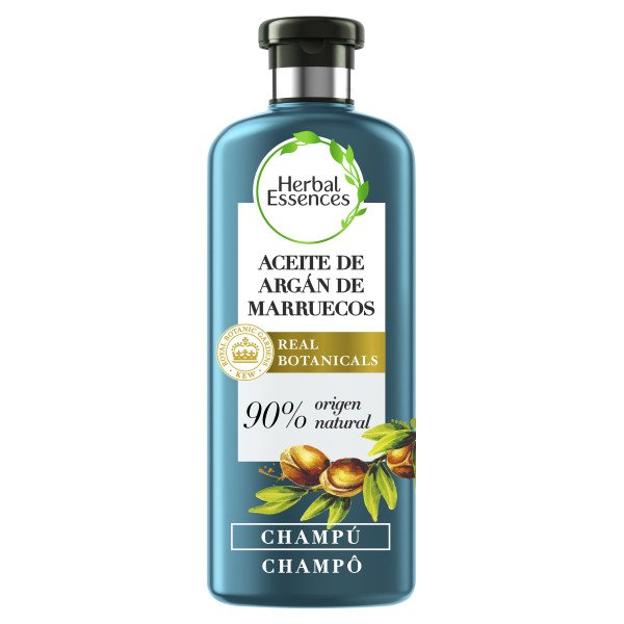 Champú de aceite de argán de Marruecos Bio renew de Herbal Essences.