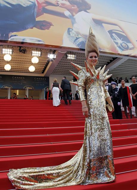 Elena Lenina en el Festival de Cannes de 2018./ GTRES