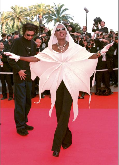 Graces Jones en el Festival de Cannes de 2001./ GTRES