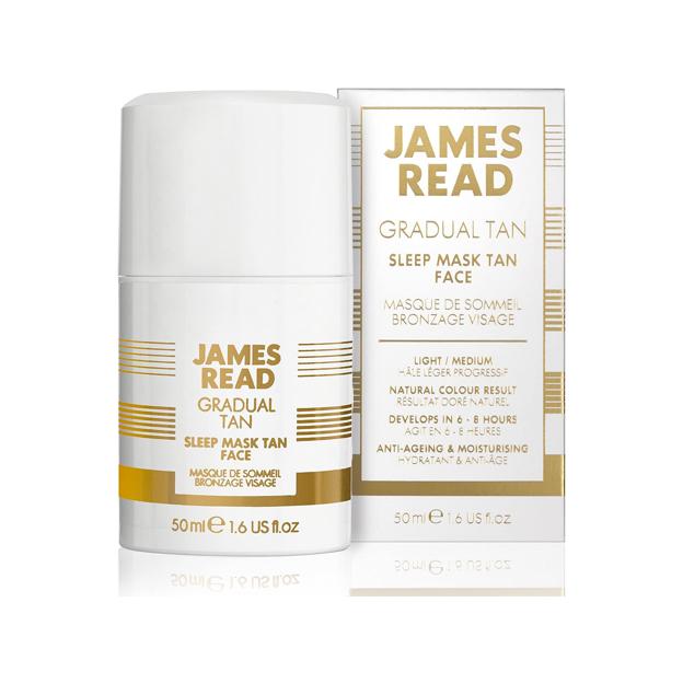 Mascarilla nocturna autobronceadora de James Read.