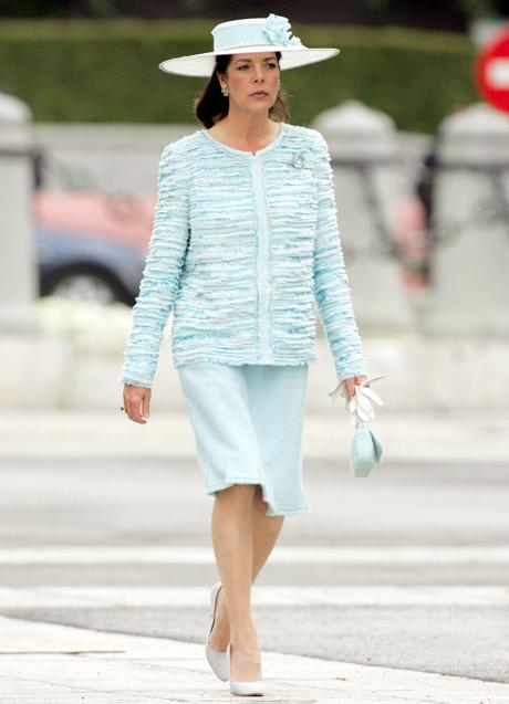 Carolina de Mónaco en la boda de Felipe y Letizia. / GTRES