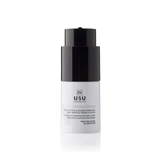 Contorno de ojos Platinum Eye Serum + Cream de Usu Cosmetics,