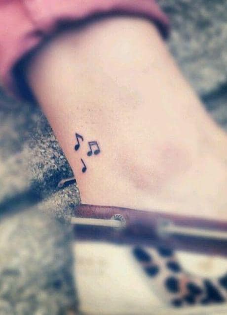 notas musicales para tatuajes