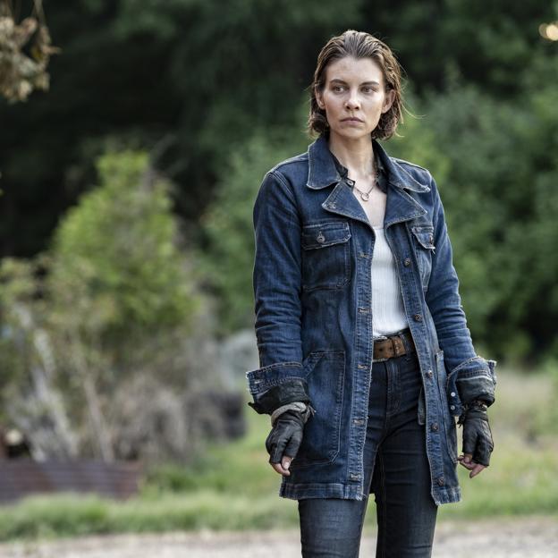 Lauren Cohan en una imagen del nuevo spin off de the Walking Dead. 