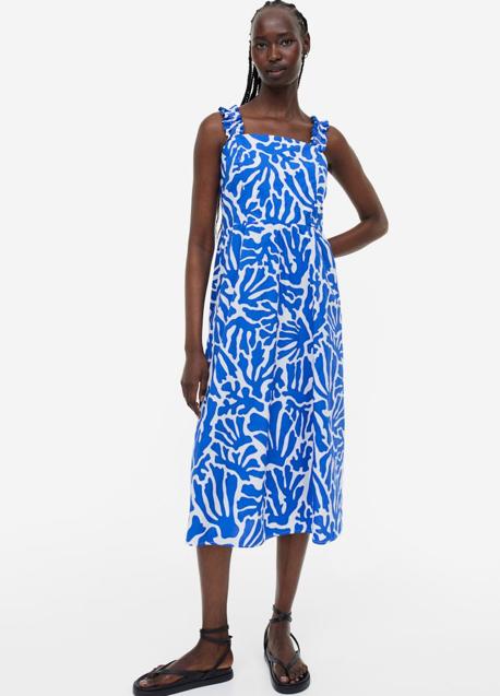 Vestido estampado de H&M (29,95 euros)