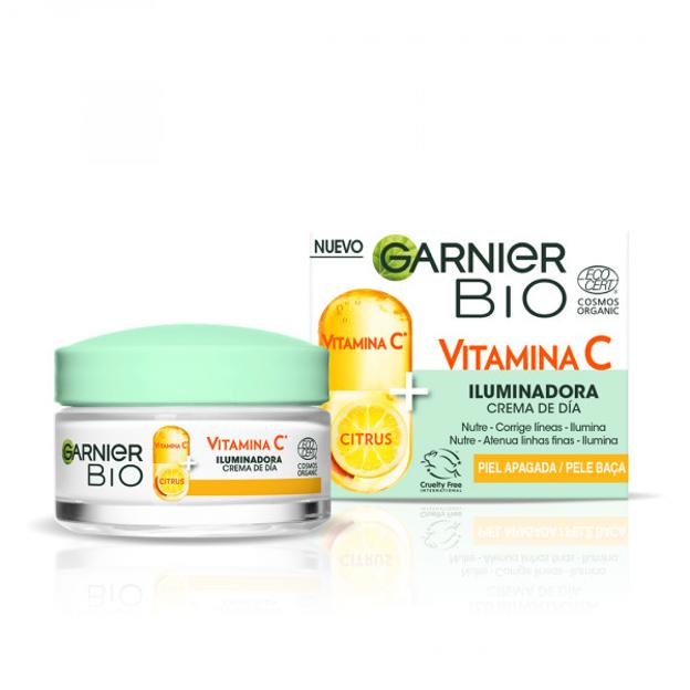 Garnier BIO Vitamina C Crema Iluminadora.