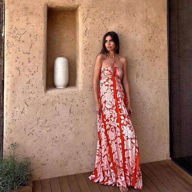 MODA: El vestido largo plisado viral que todas las influencers tienen para  verano