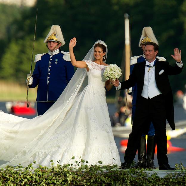 Así fue la boda de la polémica Magdalena de Suecia: las lágrimas del novio, los problemas con el vestido y el invitado español