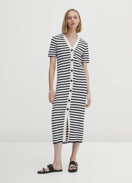 Vestido de rayas de Massimo Dutti (79,95 euros)