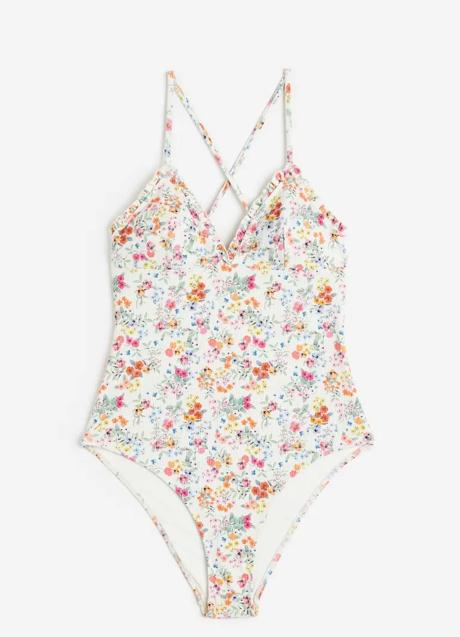 Bañador con flores de H&M (29,99 euros)