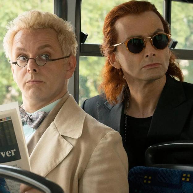 Michael Sheen y David Tenant en una imagen de Good Omens,