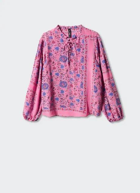 Camisa estampada de Mango (29,99 euros)