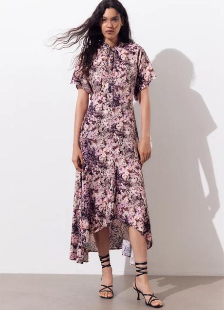 Vestido estampado de H&M (69,99 euros)