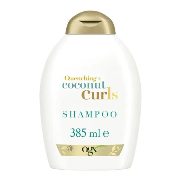 OGX Coconut Curls Champú de Coco para Pelos Rizados y Ondulados.