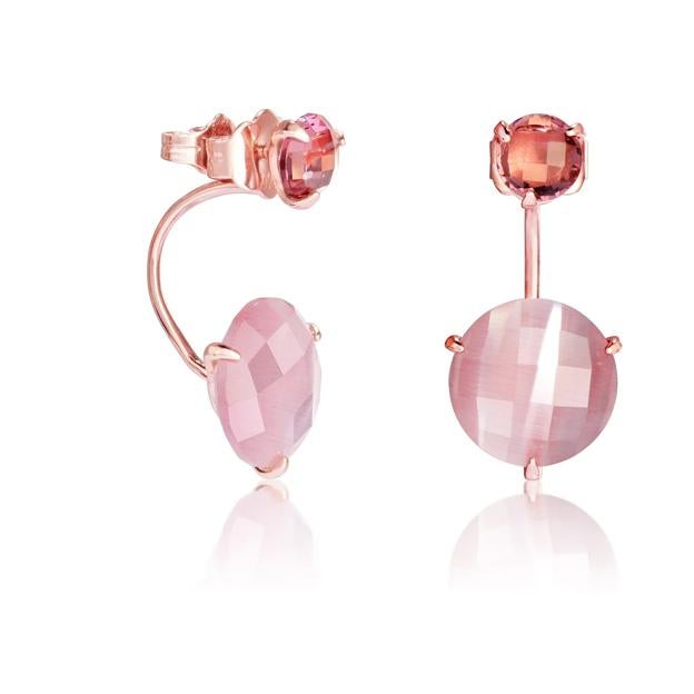 Pendientes joya en rosa de Viceroy.