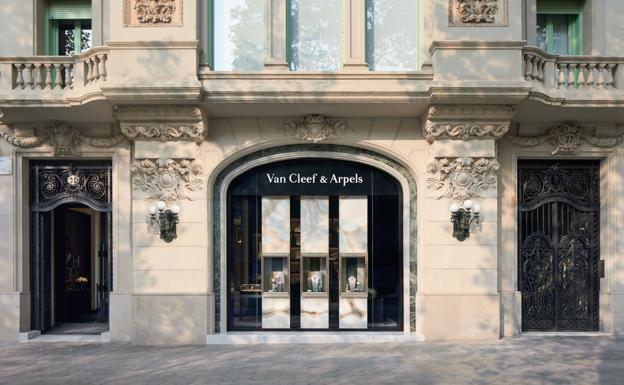 Tienda de Van Cleef & Arpels en Barcelona.