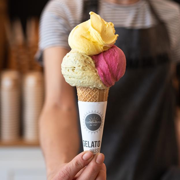 Los helados de la Gelatería La Romana se pueden disfrutar en cuatro ciudades españolas. 