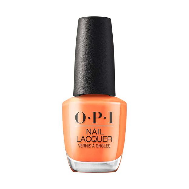 Esmalte de uñas en naranja de O.P.I