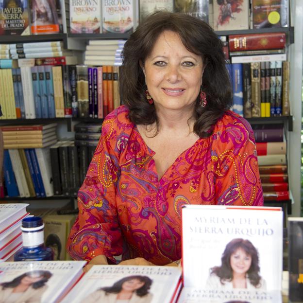 Miriam de la Sierra, hija de los marqueses de Urquijo, durante la presentación. 