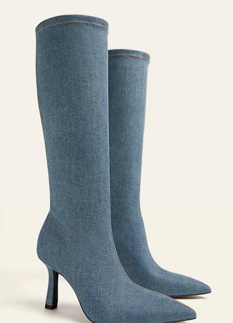 Botas altas denim