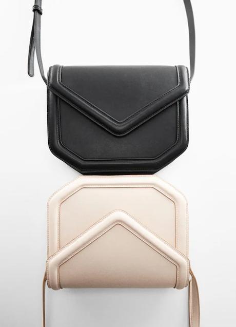 Bolso geométrico de Mango (35,99 euros)