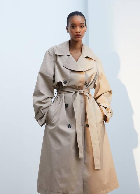 Trench color beige