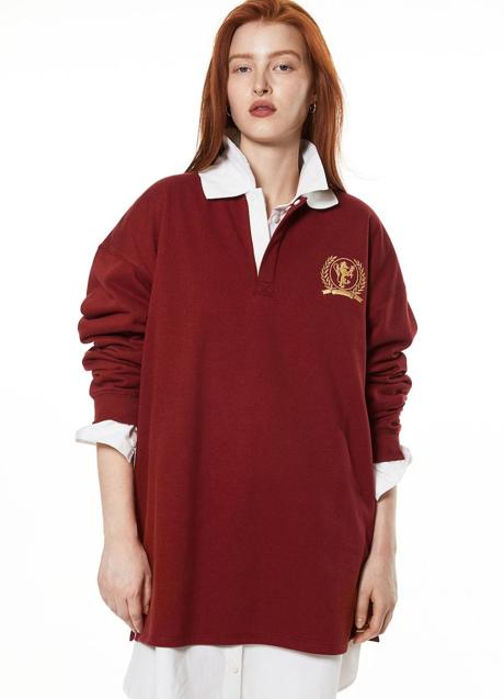 Polo estilo varsity