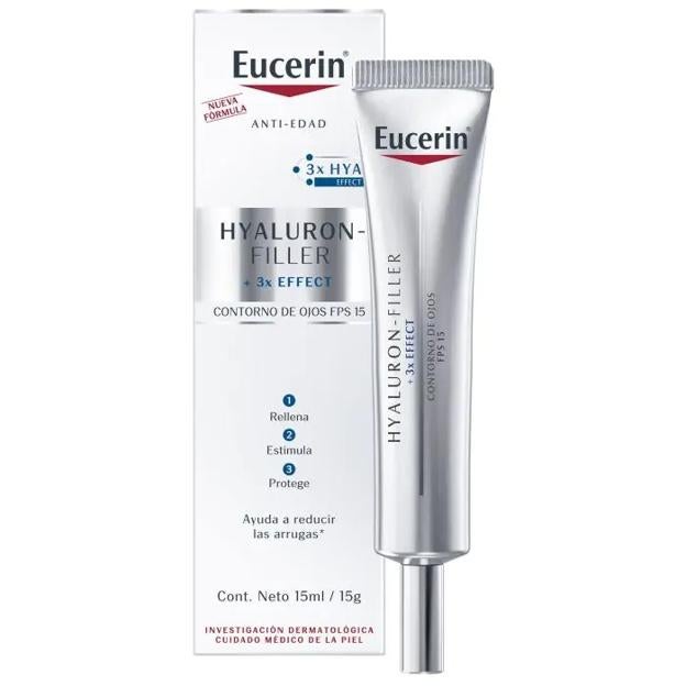 Hyaluron Filler Contorno de Ojos de Eucerin.