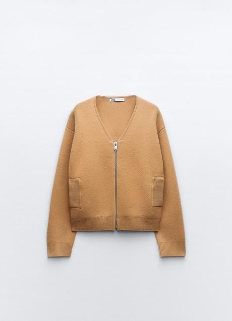 Chaqueta de lana de Zara (59,95 euros)