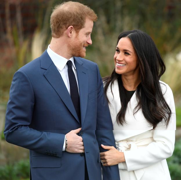 Harry y Meghan de Sussex en sus buenos momentos.