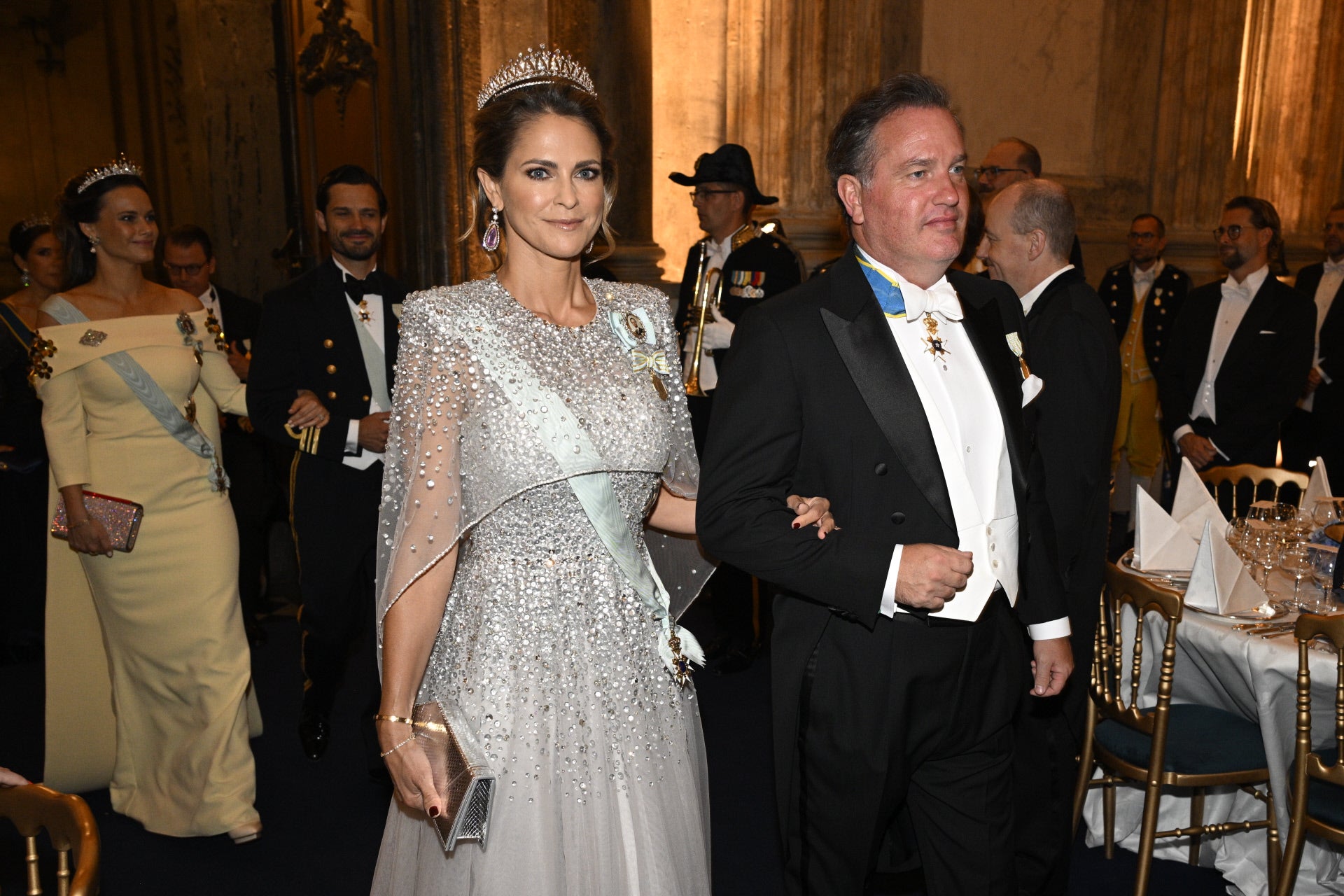 De Mary de Dinamarca a Victoria y Magdalena, todas las invitadas a la cena de gala del Jubileo de Oro del rey Carlos XVI Gustavo